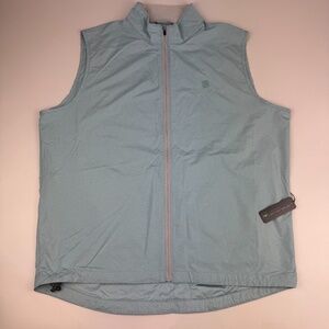NWT Peter Millar Womens Size L Crown Sport Vest Full Zip Windbreaker Cornerstone
